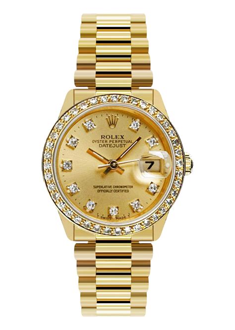 small gold women's rolex